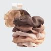 Crepe Scrunchies 5pc- Terra Cotta